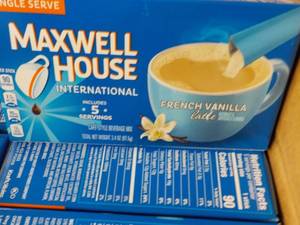 Case of 8 Boxes Maxwell House Frenc...