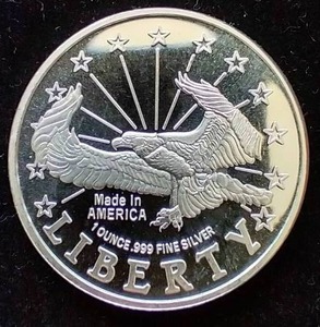 Liberty 1 Oz. Silver Round