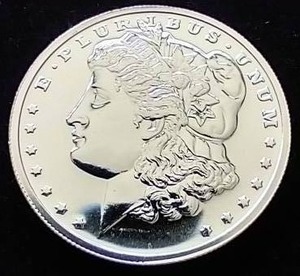 Morgan Style 1 Oz. Silver Round
