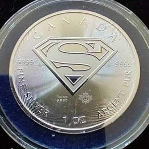 2016 Canadian 1 Oz. Silver Superman Coin