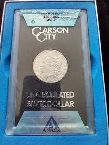1880-CC Morgan - GSA Hoard - MS62 With COA & Box