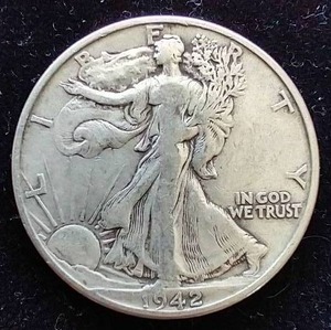1942 Walking Liberty Half Dollar