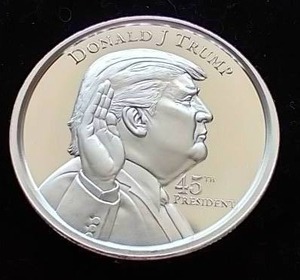Donald Trump Ultra High Relief 2 Oz. Silver Round