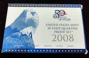 2008 U.S. Mint State Quarters Proof Set