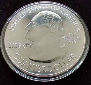 2012 5 Oz. Silver National Parks Quarter - Acadia