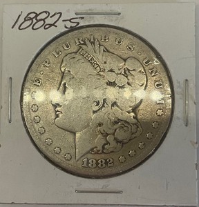1882 - S Morgan Silver Dollar