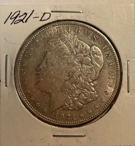 1921-D Silver Morgan Dollar