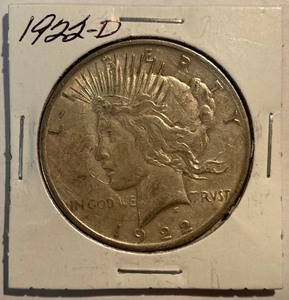 1922-D Silver Peace Dollar