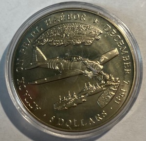 Republic of Liberia - Attack on Pearl Harbor Coin