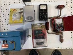 Variety of Tools & Lock Box