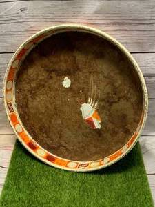 Antique Schlitz Tray 12 Inch Diameter