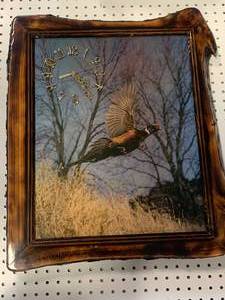 Custom Framed Wildlife Clock 20X25