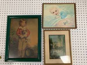 Three Pieces of Vintage Art