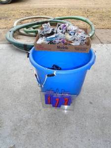 Bucket of happy meal toys unsorted. As shown.