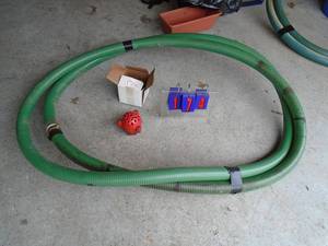 2 suction hose with strainer. 20 - 25. As shown.
