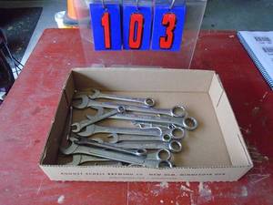 Flat of wrenches. As shown.