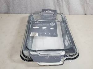 lot 33 image: New Crofton 3 Piece Glass Baking Set