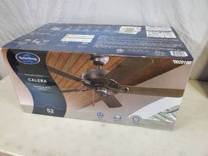 lot 74 image: New Harbor Breeze Calera 52 inch Ceiling Fan