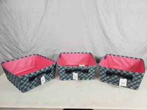 lot 78 image: 3 New Stola Bins
