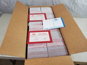 lot 82 image: New Case of 1800 Personalized Picture Postcards