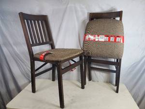 lot 96 image: 2 New Stakmore Folding Chairs