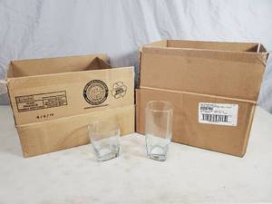 lot 126 image: 24 New Anchor Hocking Drinking Glasses