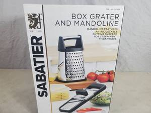 lot 139 image: New Sabatier Box Grater and Mandoline