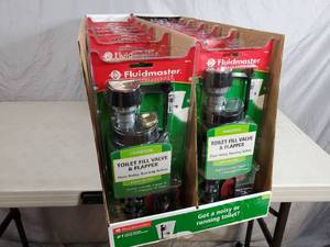 lot 150 image: New Case of 14 Fluidmaster Toilet Fill Valve Kits