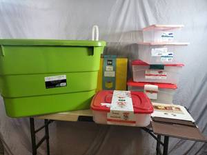lot 197 image: Tub, Totes, and More