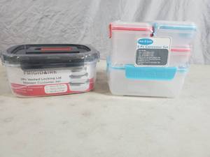 lot 199 image: New Frigidaire Set and New Click and Lock Set