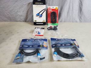 lot 216 image: New HDMI Cords and More