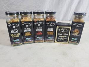 lot 234 image: New Watkins Grilling Spices and More