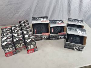 lot 242 image: New Bell Bike  Bicycle Tires and Tubes