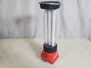 lot 12 image: Milwaukee M18 18-Volt Lithium-Ion Cordless 700-Lumen LED LanternTrouble Light w USB Charging