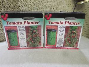 lot 357 image: (BS) 2 Tomato Planters...