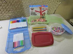 lot 333 image: (BS) Crafting Beads, Colored Pencil...