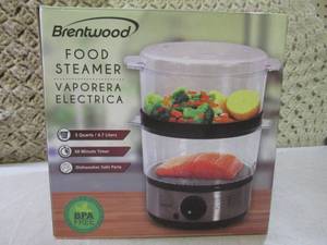lot 338 image: (BS) Brentwood Food Steamer...