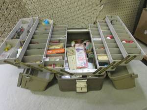 lot 340 image: (F-0) Tackle Box Full of Assorted F...