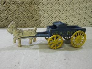 lot 21 image: (FS) Vintage Cast Iron Goat Express...