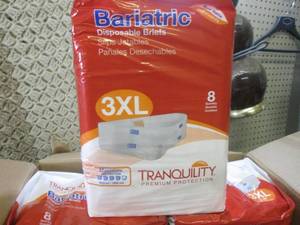 lot 66 image: (BS) 4 Packs of Disposable Briefs S...
