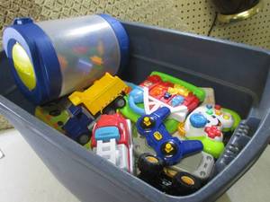 lot 117 image: (CS) Tote Full of Assorted Kids Toy...