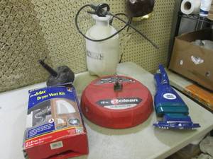 lot 135 image: (EW5) Dryer Vent Kit, Drain Snake, ...