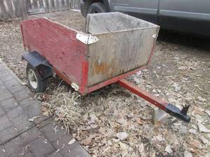 lot 140 image: (OS) YardGarden Trailer New Hitch...
