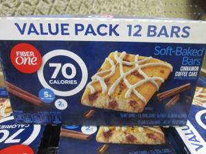 lot 210 image: (A-4) 14 Boxes Fiber One Cinnamon C...