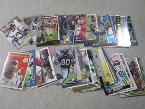 lot 244 image: (BSB) 50 Assorted Cris Carter Footb...