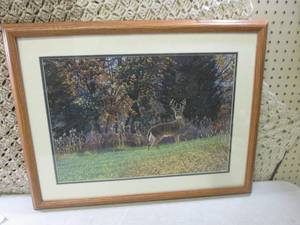 lot 271 image: (D-1) Framed Al Agnew Print 26 14...