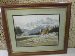 lot 272 image: (D-1) Framed Manuel Mansanarez Jr 1...