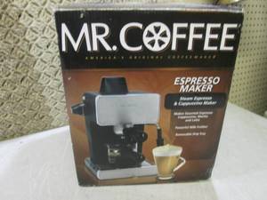 lot 287 image: (F-1) Mr Coffee Espresso Maker...