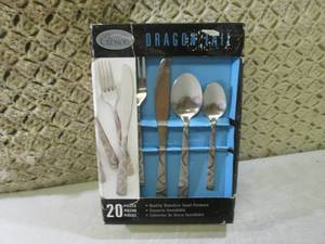 lot 296 image: (BS) Gibson 20pc Stainless Steel Fl...