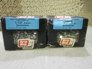 lot 317 image: (EC1) 2 - 5 pound Boxes Grip Rite E...